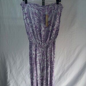 Khush Lavender Strapless Jumpsuit